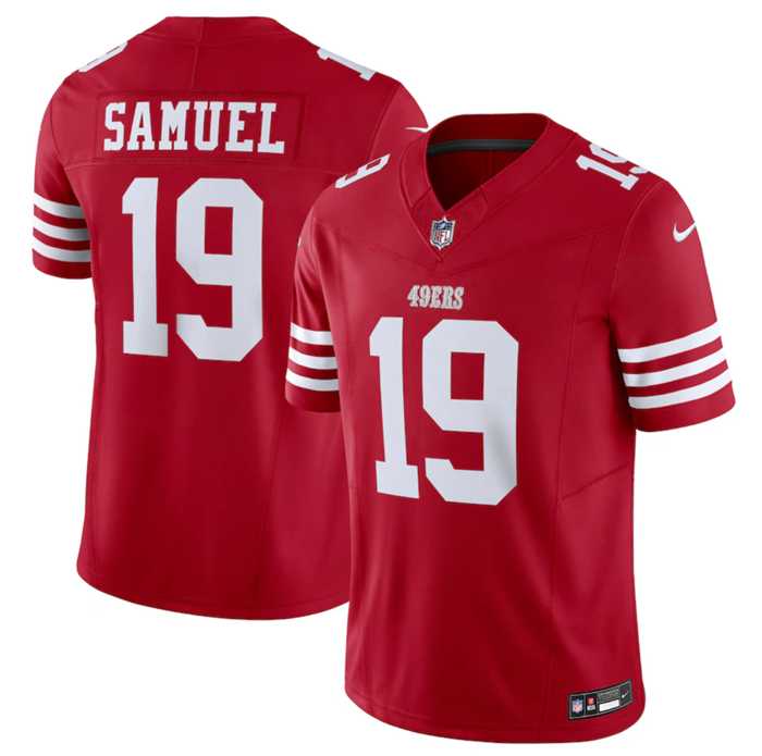 Men & Women & Youth San Francisco 49ers #19 Deebo Samuel Red 2023 F.U.S.E. Vapor Untouchable Limited Stitched Football Jersey